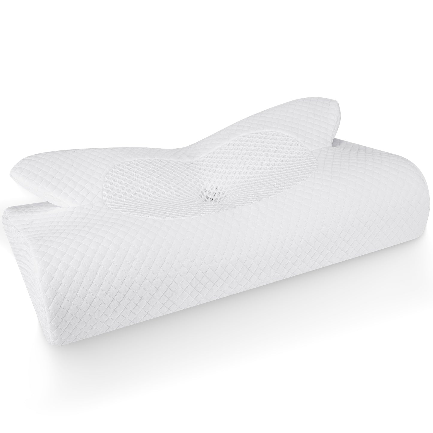 Tealhome Cervical Memory Foam Ergonomic Orthopedic Neck Support Pillow T257